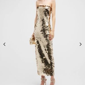 New Arrivals Sequin Slip Dress